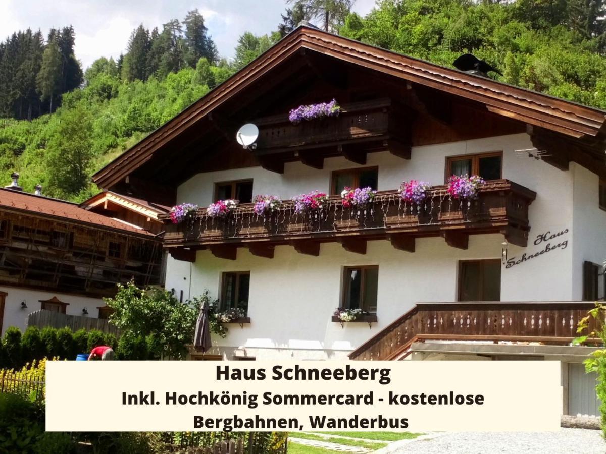 דירות Mühlbach am Hochkönig Haus Schneeberg Mit Hochkoenig Card מראה חיצוני תמונה